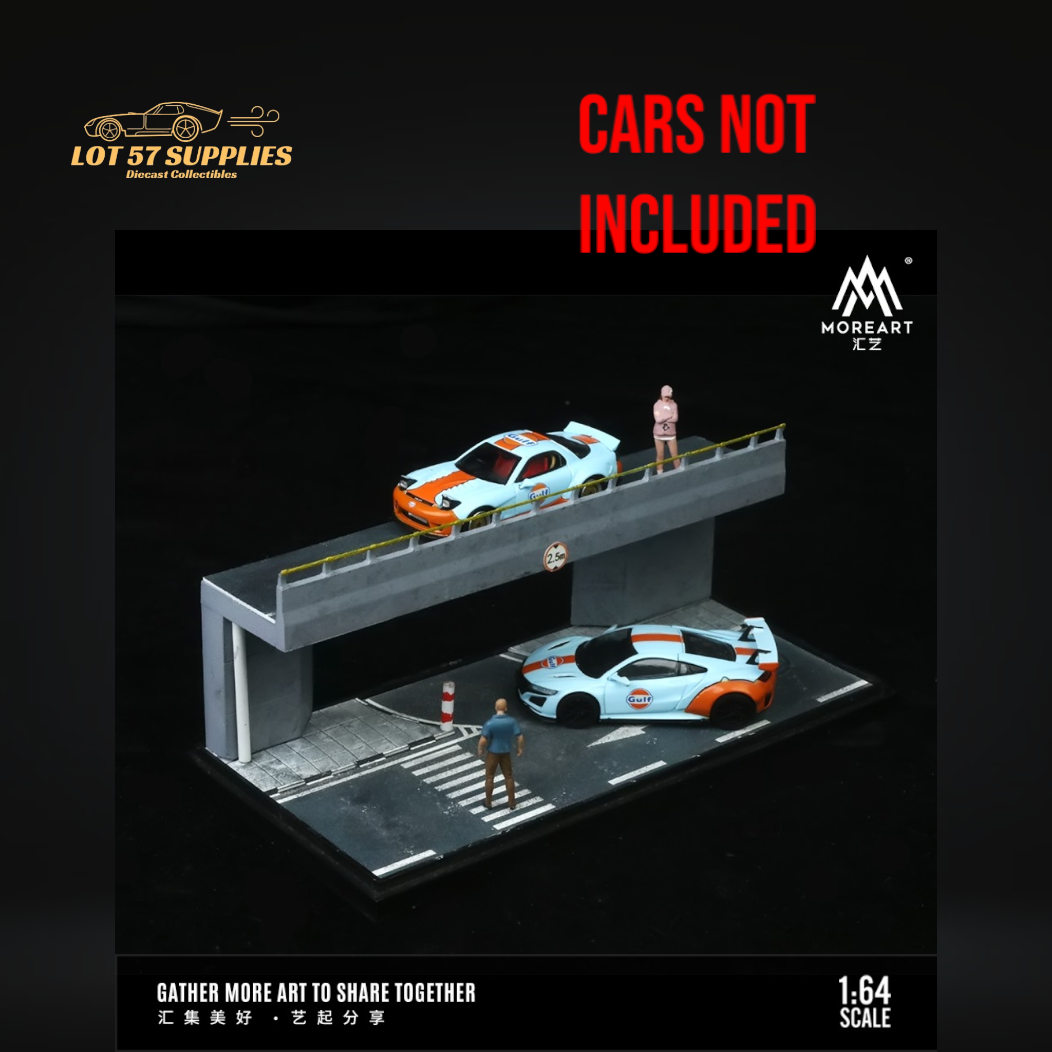 (Pre-Order) MoreArt OVERPASS SCENE MODEL Diorama Scene 1:64 MO901302 - Collectors World Toys