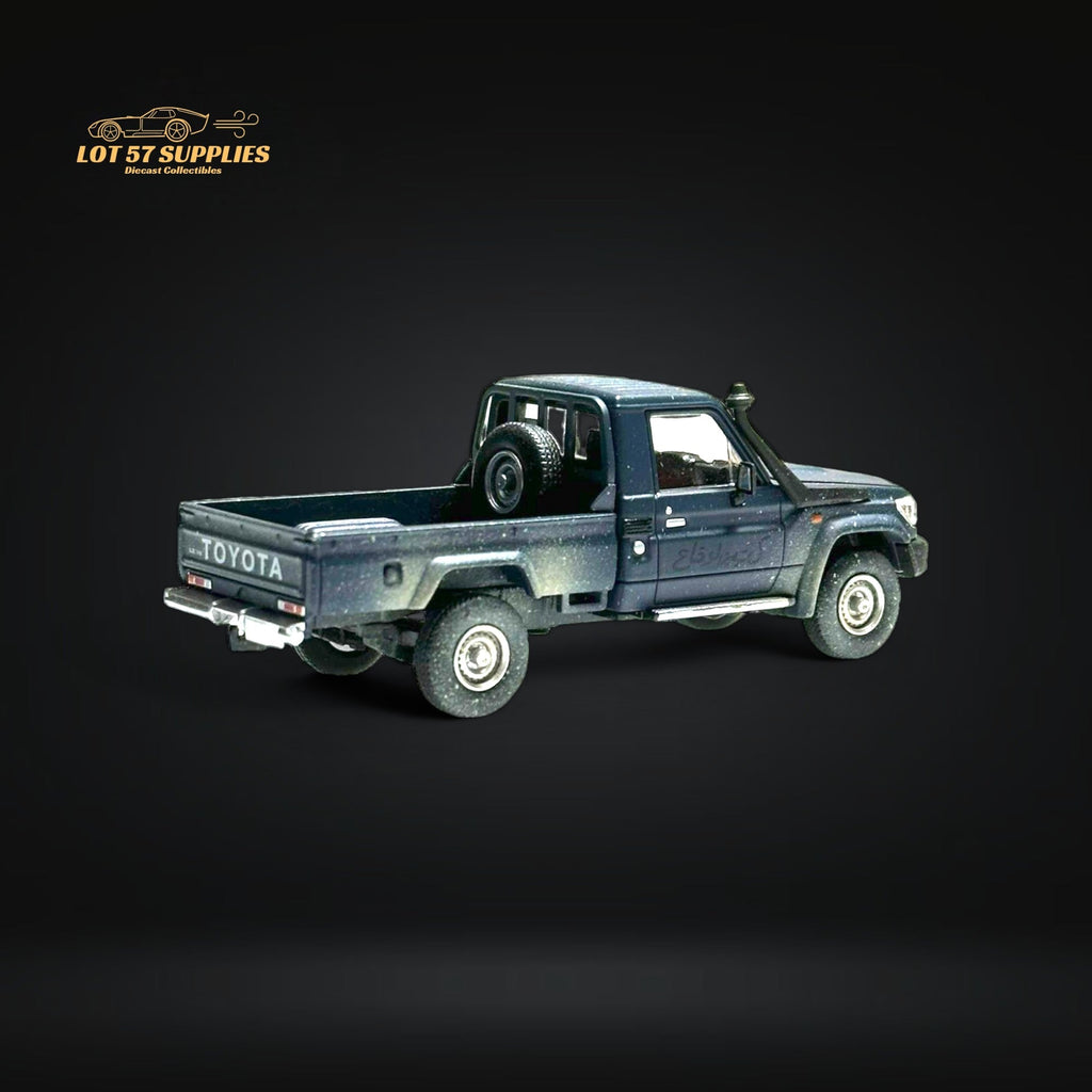 HobbyFans Toyota Land Cruiser 70 Series Blue Dirt Version 1:64 - Collectors World Toys