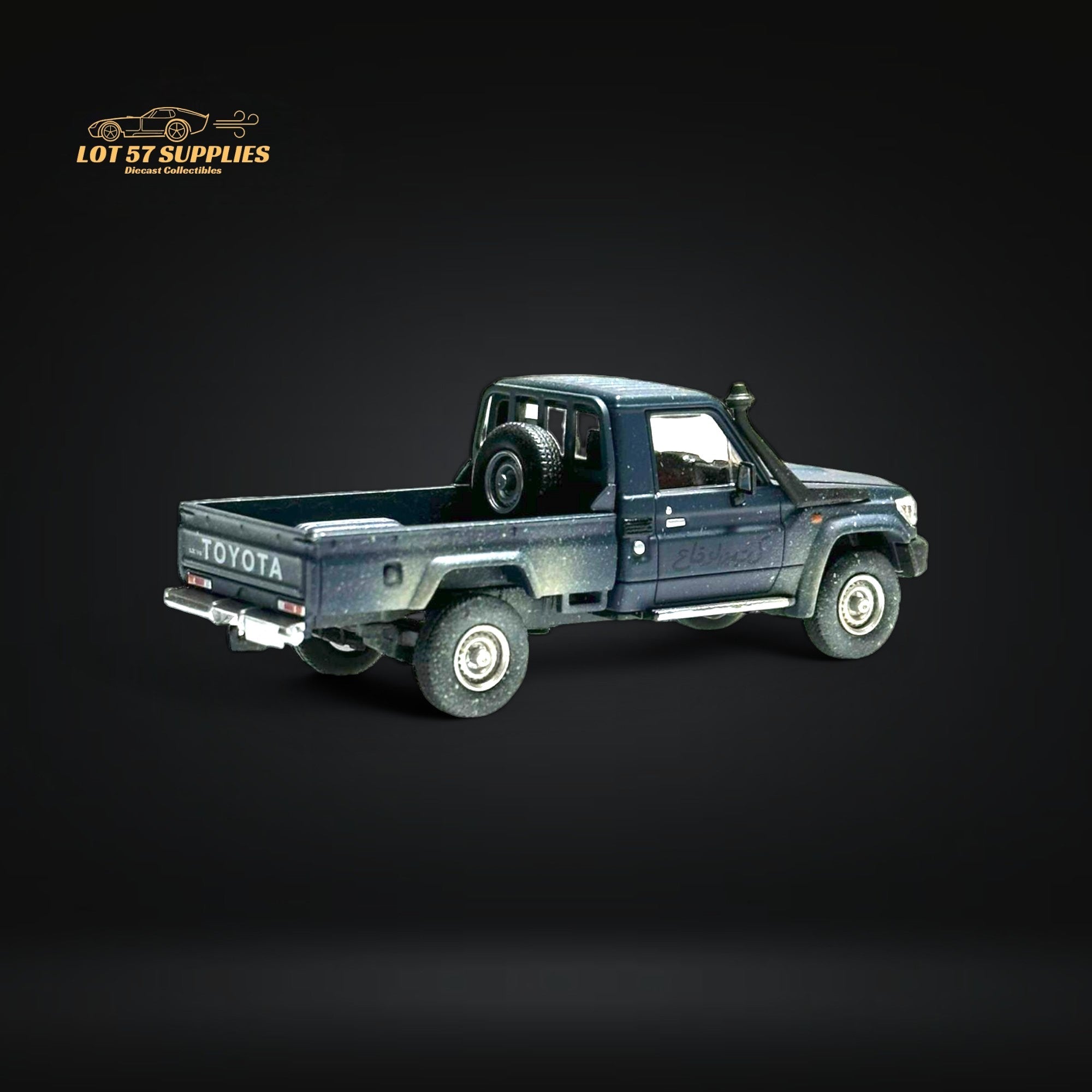 HobbyFans Toyota Land Cruiser 70 Series Blue Dirt Version 1:64 - Collectors World Toys