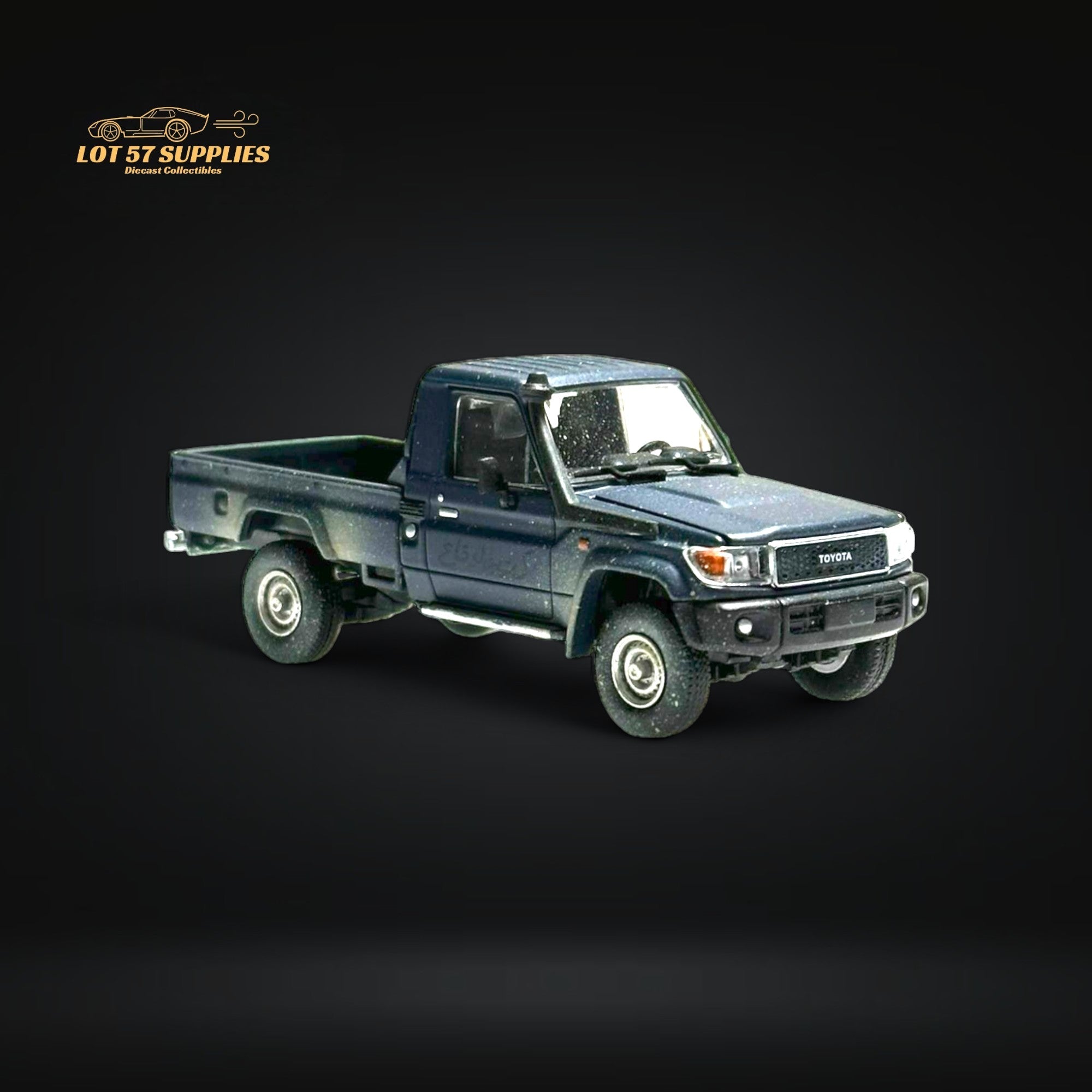 HobbyFans Toyota Land Cruiser 70 Series Blue Dirt Version 1:64 - Collectors World Toys