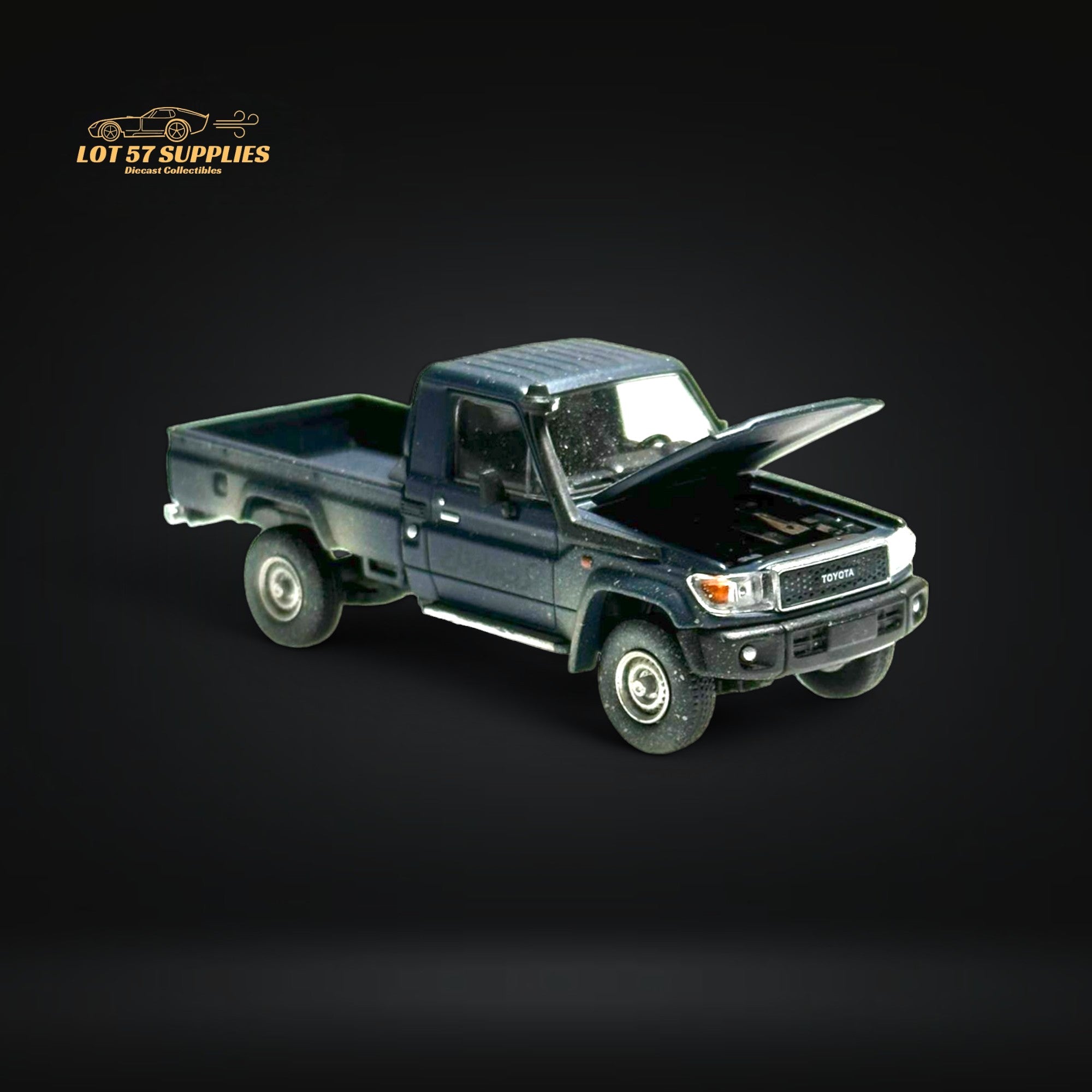HobbyFans Toyota Land Cruiser 70 Series Blue Dirt Version 1:64 Main image