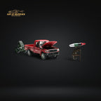 HobbyFans Toyota Land Cruiser 70 Series Red With Armor & Armor Launcher 1:64 - Collectors World Toys