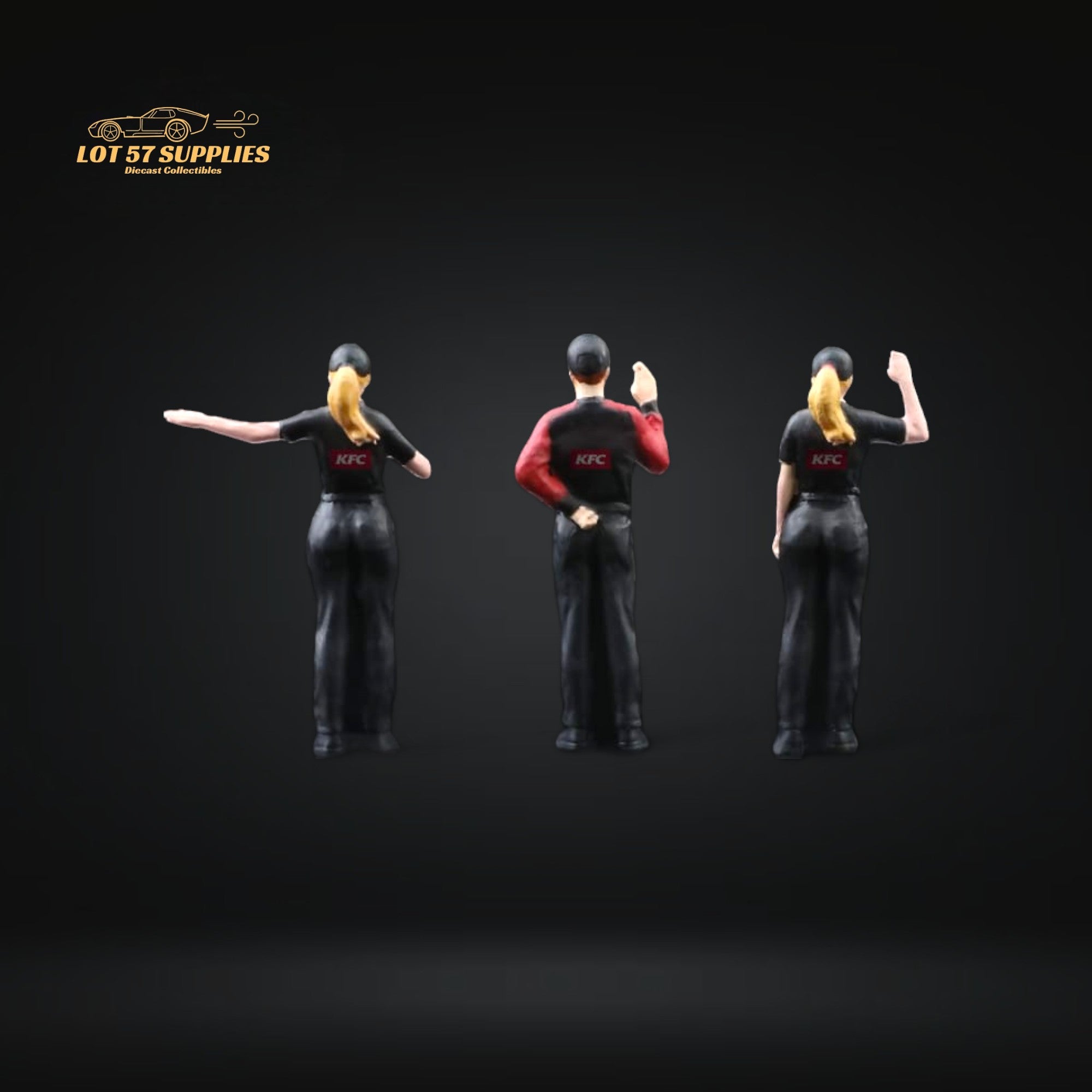 MoreArt KFC Restaurant Scale Figures 1:64 MO223001 - Collectors World Toys