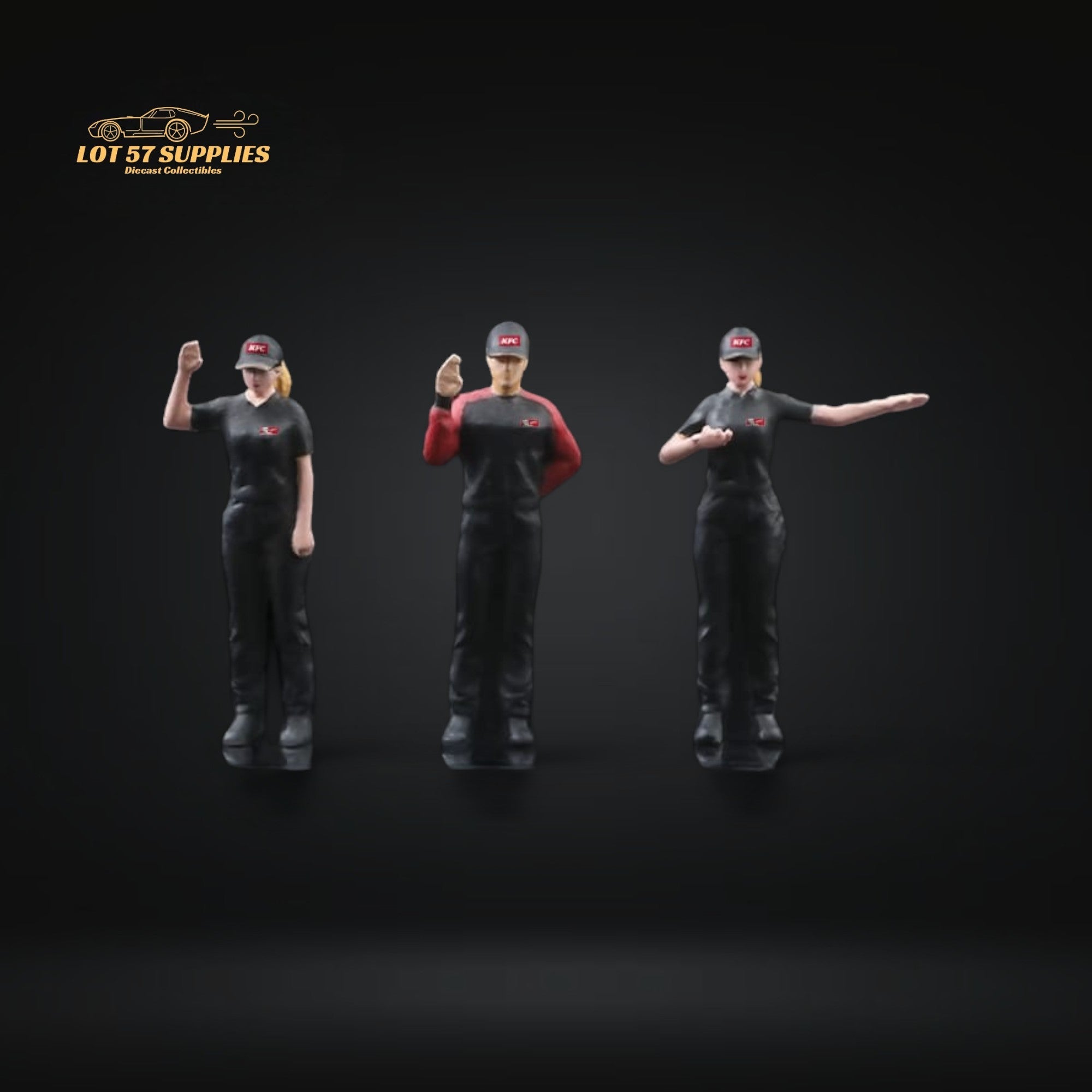 MoreArt KFC Restaurant Scale Figures 1:64 MO223001 - Collectors World Toys