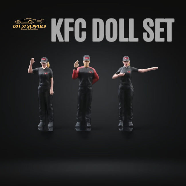 MoreArt KFC Restaurant Scale Figures 1:64 MO223001 - Collectors World Toys Hover Image