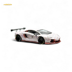 King Model Lamborghini Aventador LP700-4 LB 1.0 White LV Livery 1:64
