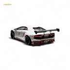 King Model Lamborghini Aventador LP700-4 LB 1.0 White LV Livery 1:64