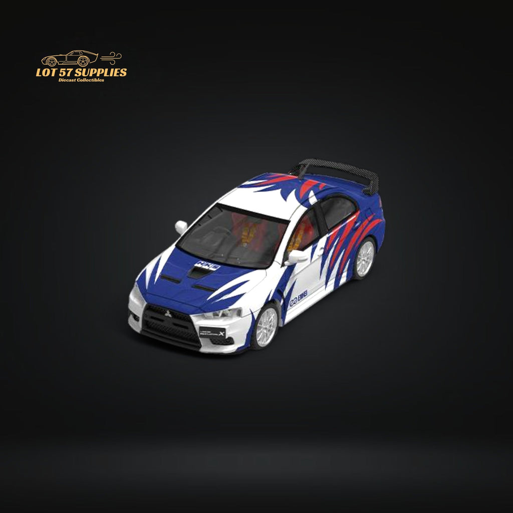 Mini Station Mitsubishi Lancer EVO X Need for Speed Black List #9 Livery Ordinary 1:64 - Collectors World Toys