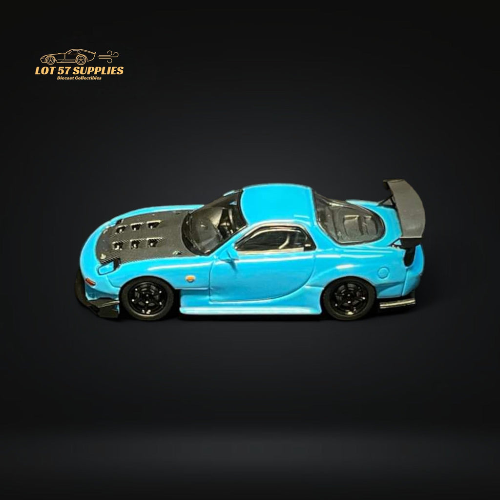 123 Hobby Mazda FD3S RX-7 in Baby Blue 1:64 - Collectors World Toys