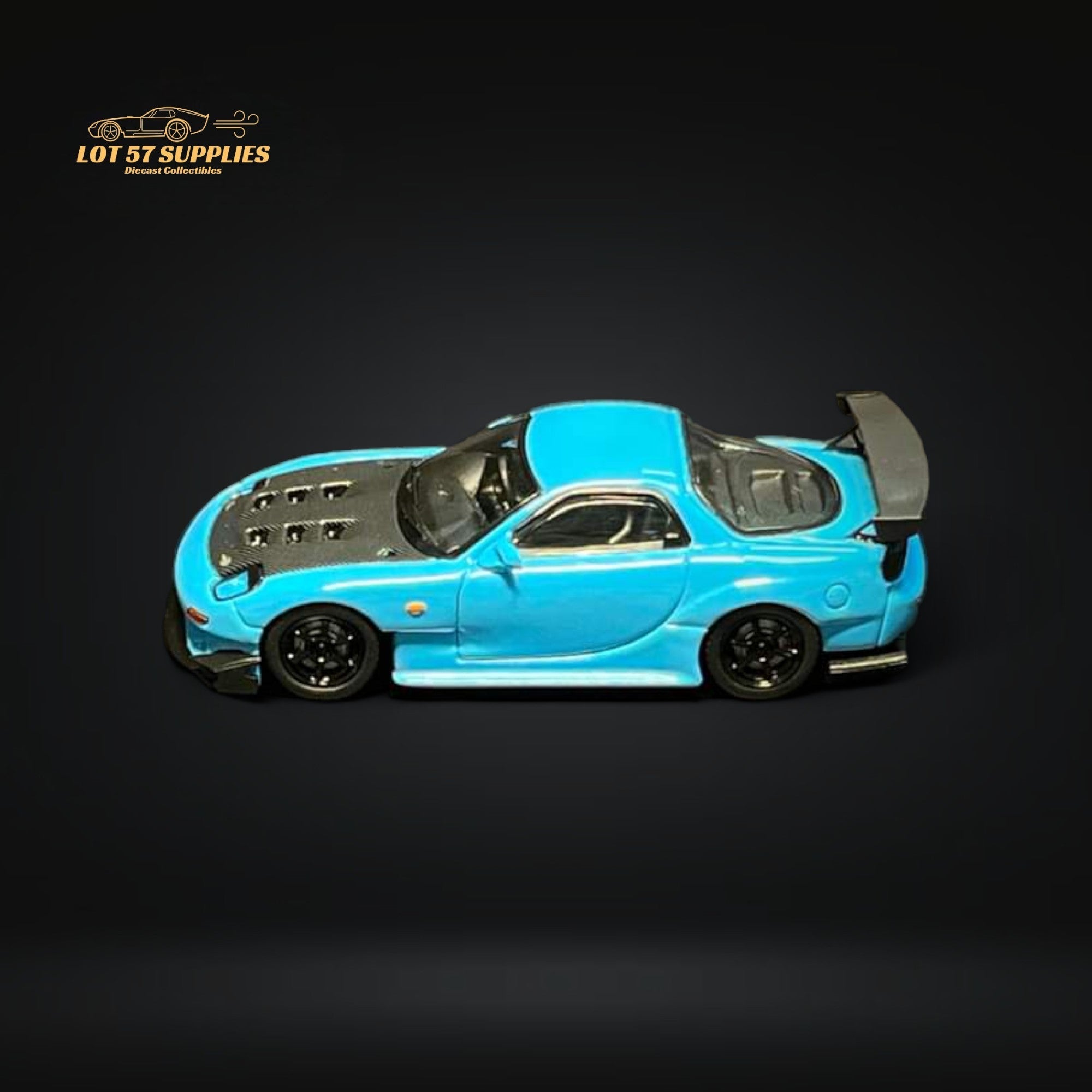 123 Hobby Mazda FD3S RX-7 in Baby Blue 1:64 - Collectors World Toys