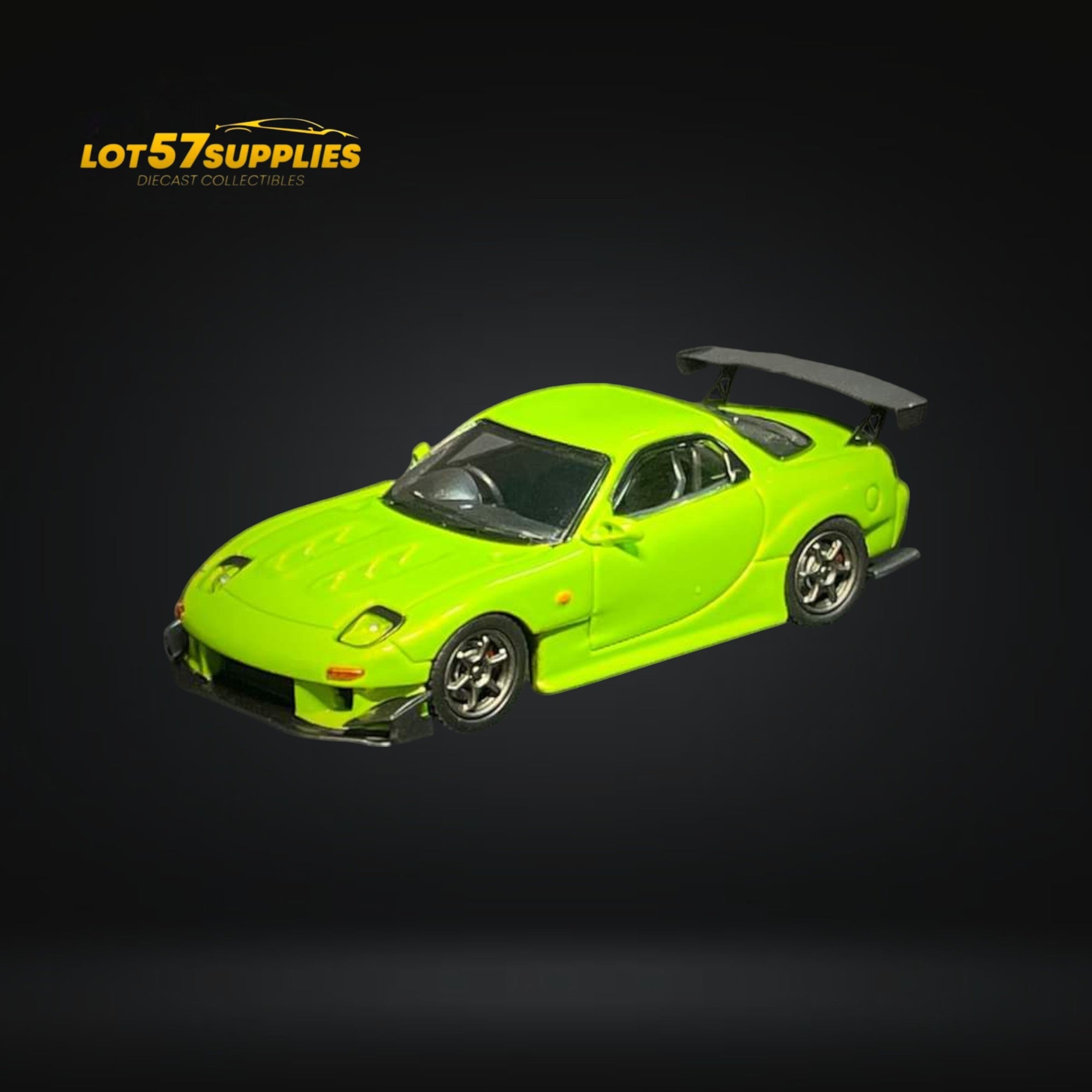 123 Hobby Mazda FD3S RX-7 in Apple Green 1:64 Main image