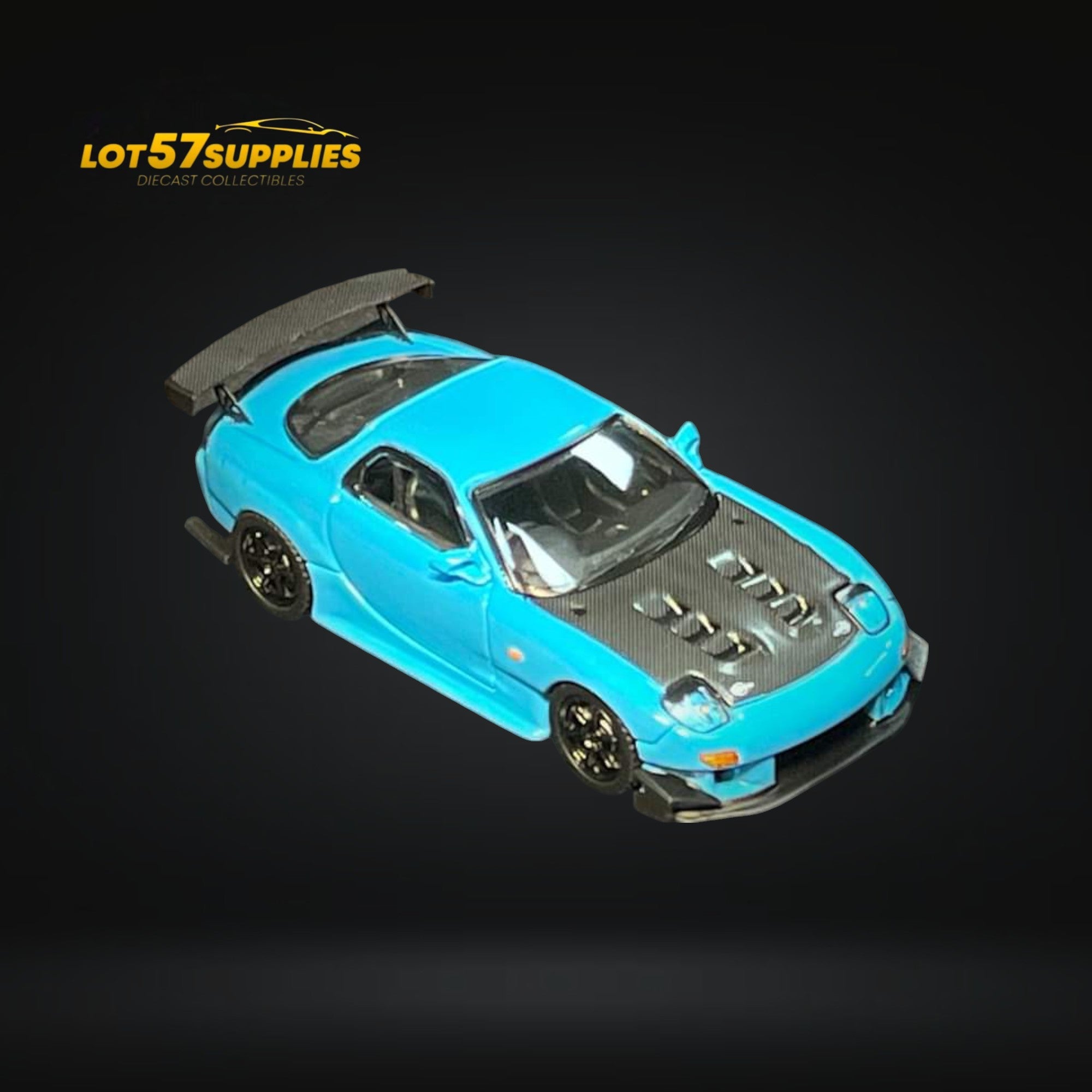 123 Hobby Mazda FD3S RX-7 in Baby Blue 1:64 Main image
