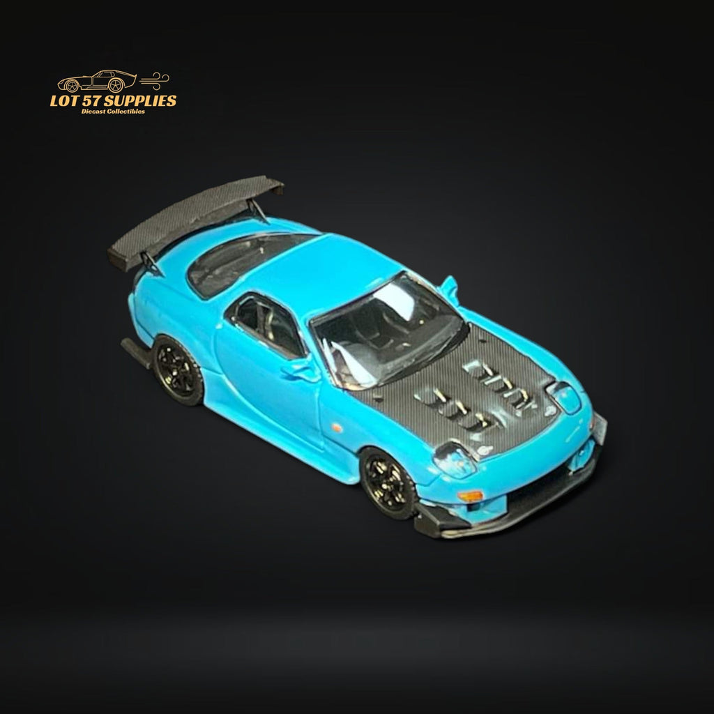 123 Hobby Mazda FD3S RX-7 in Baby Blue 1:64 - Collectors World Toys