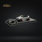 HKM Model VW Beetle Convertible Cabriolet Grey Shark Mouth 1:64