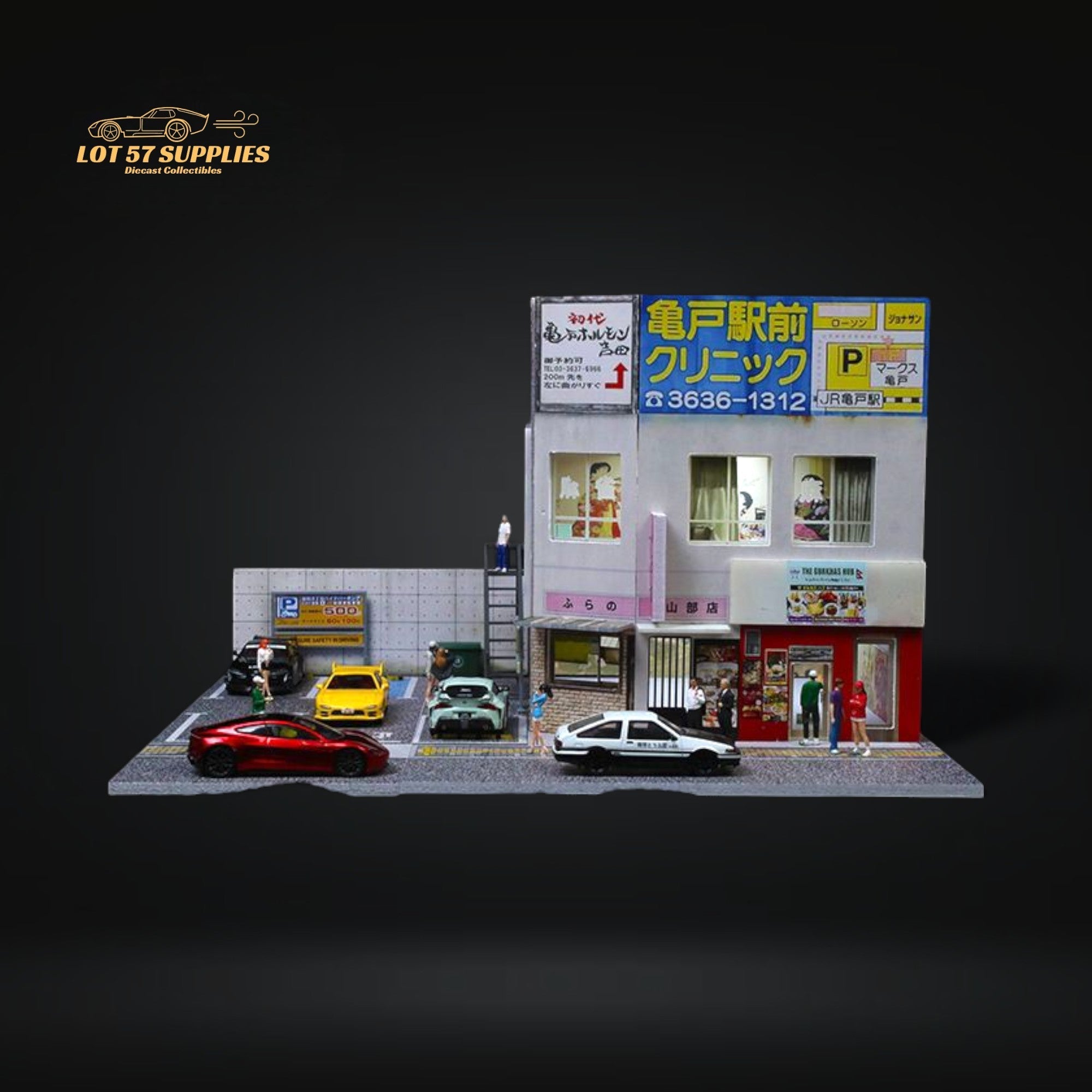 (Pre-Order) MoreArt Japanese Commercial Building Scene Diorama 1:64 MO936406