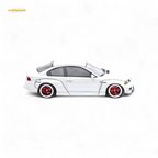 FLAME BMW M3 E46 Widebody Pandem in Pearlescent White Resin 1:64