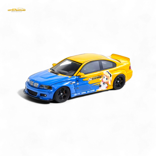 FLAME BMW M3 E46 Widebody Pandem in Spoon Sports Resin 1:64