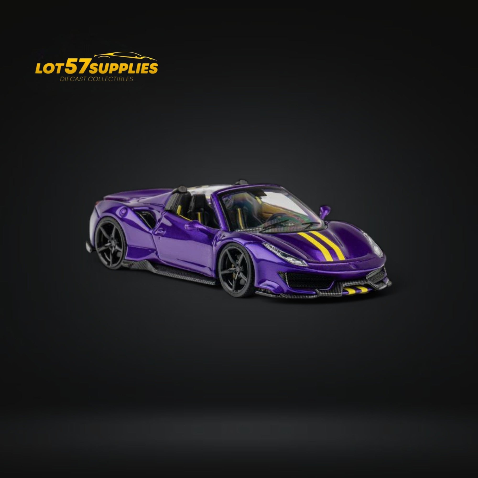 TPC Novitec 488 Roadster Deep Purple 1:64 - Collectors World Toys