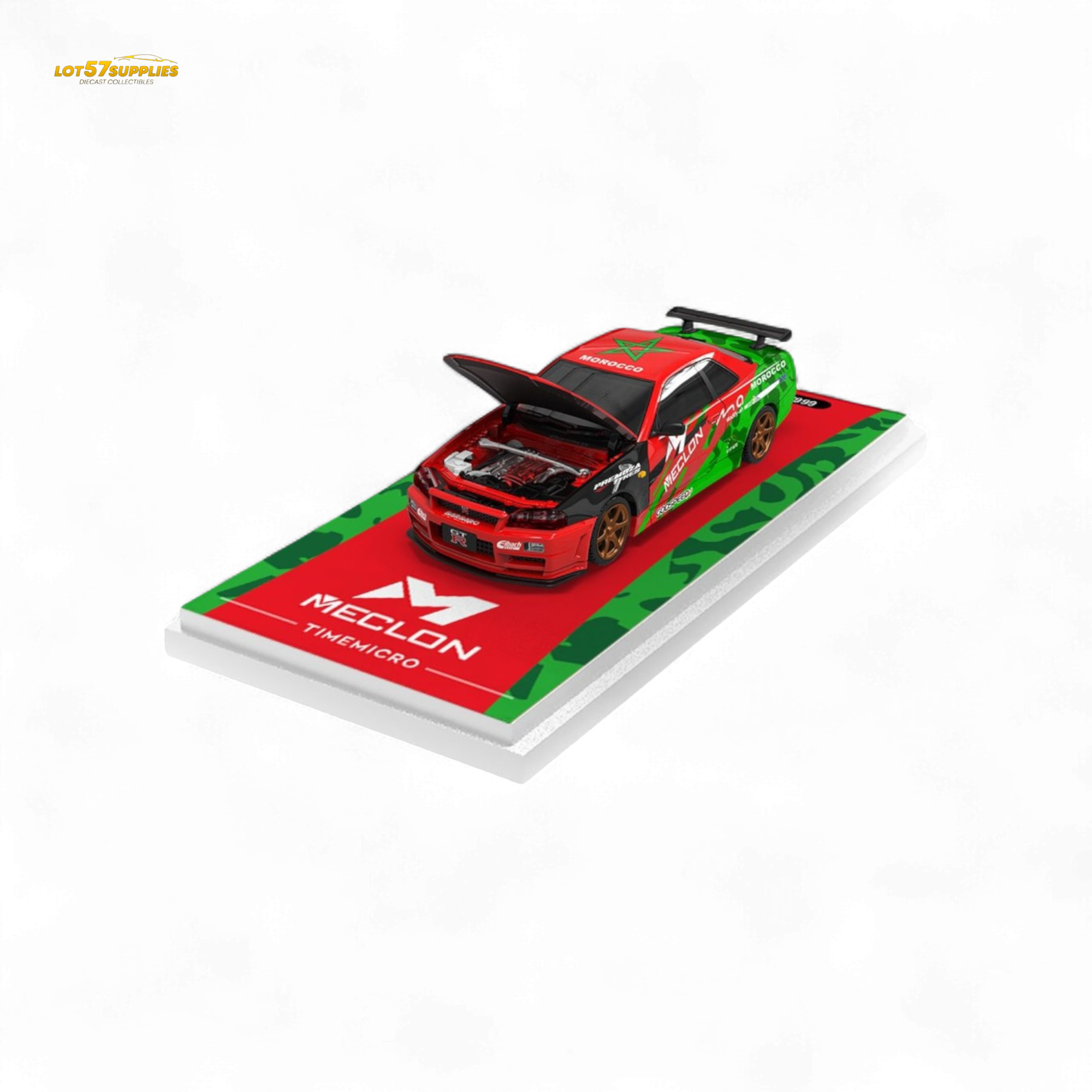 TimeMicro & MECLON GT-R R34 MECLON Ordinary 1:64 - Collectors World Toys