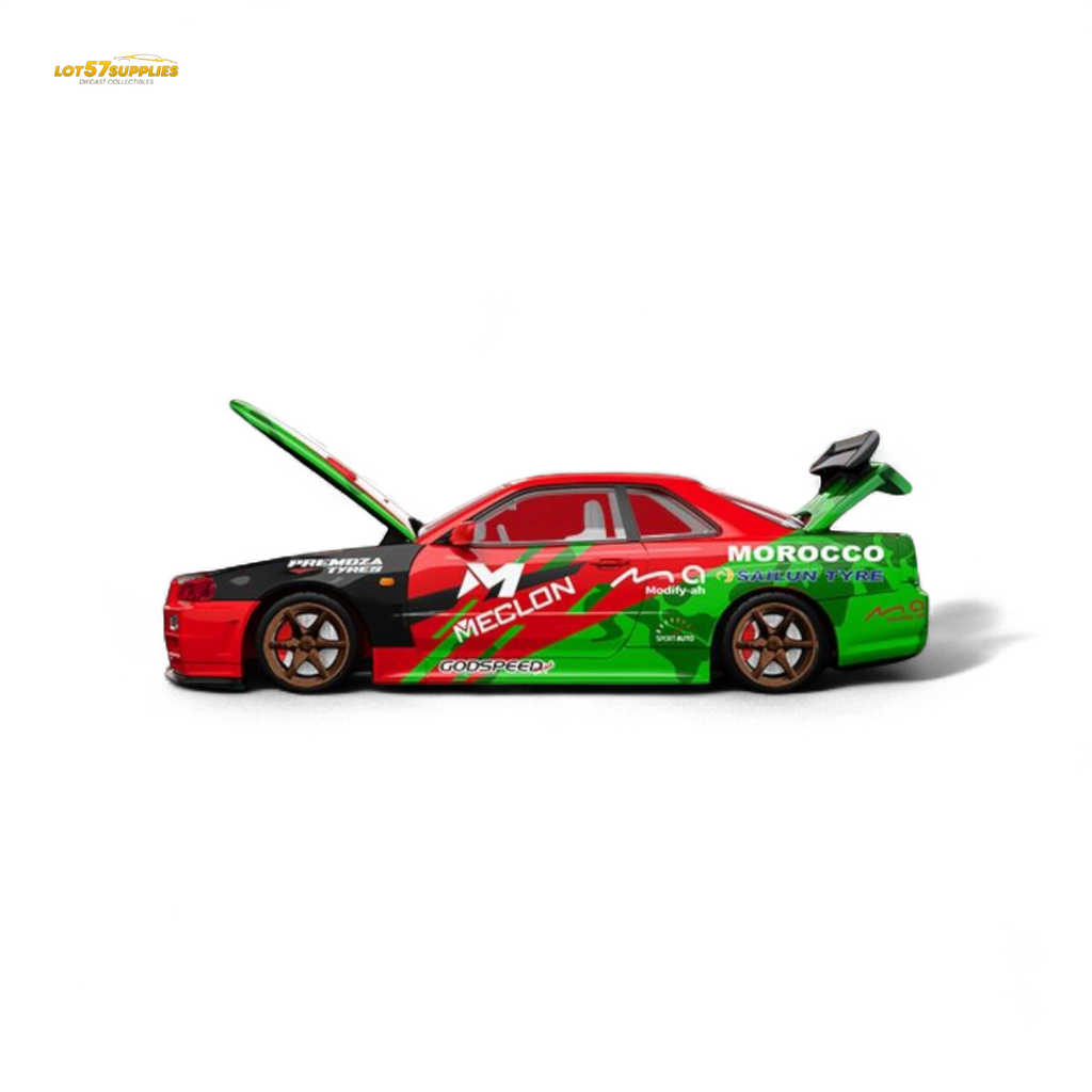 TimeMicro & MECLON GT-R R34 MECLON Ordinary 1:64 - Collectors World Toys