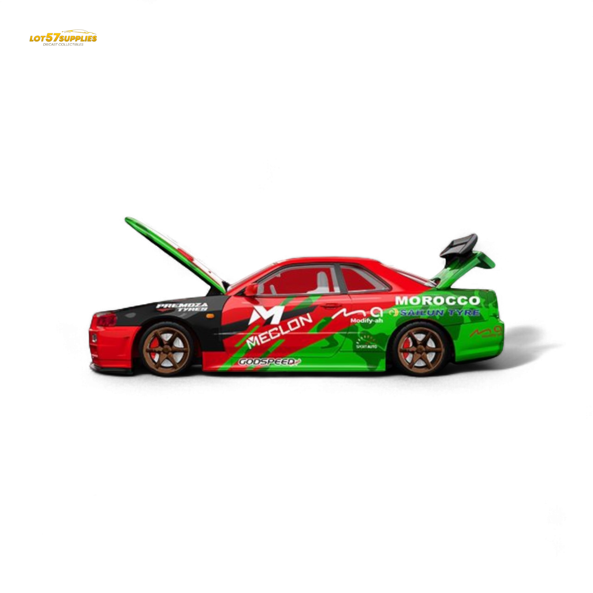 TimeMicro & MECLON GT-R R34 MECLON Ordinary 1:64 - Collectors World Toys