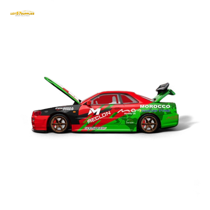 TimeMicro & MECLON GT-R R34 MECLON Ordinary 1:64