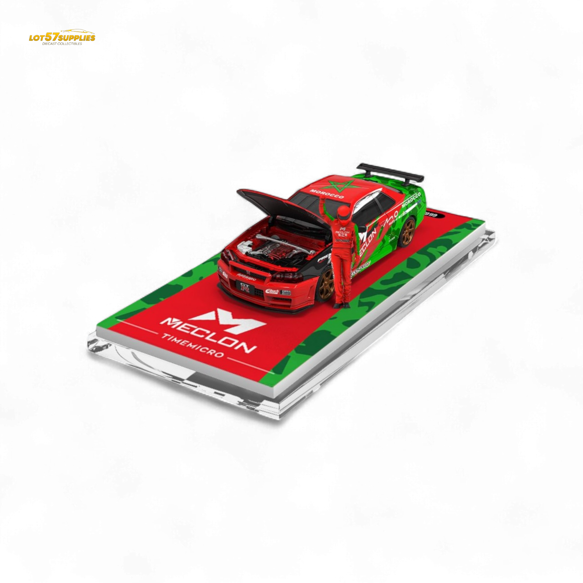 TimeMicro & MECLON GT-R R34 MECLON Figure Version 1:64