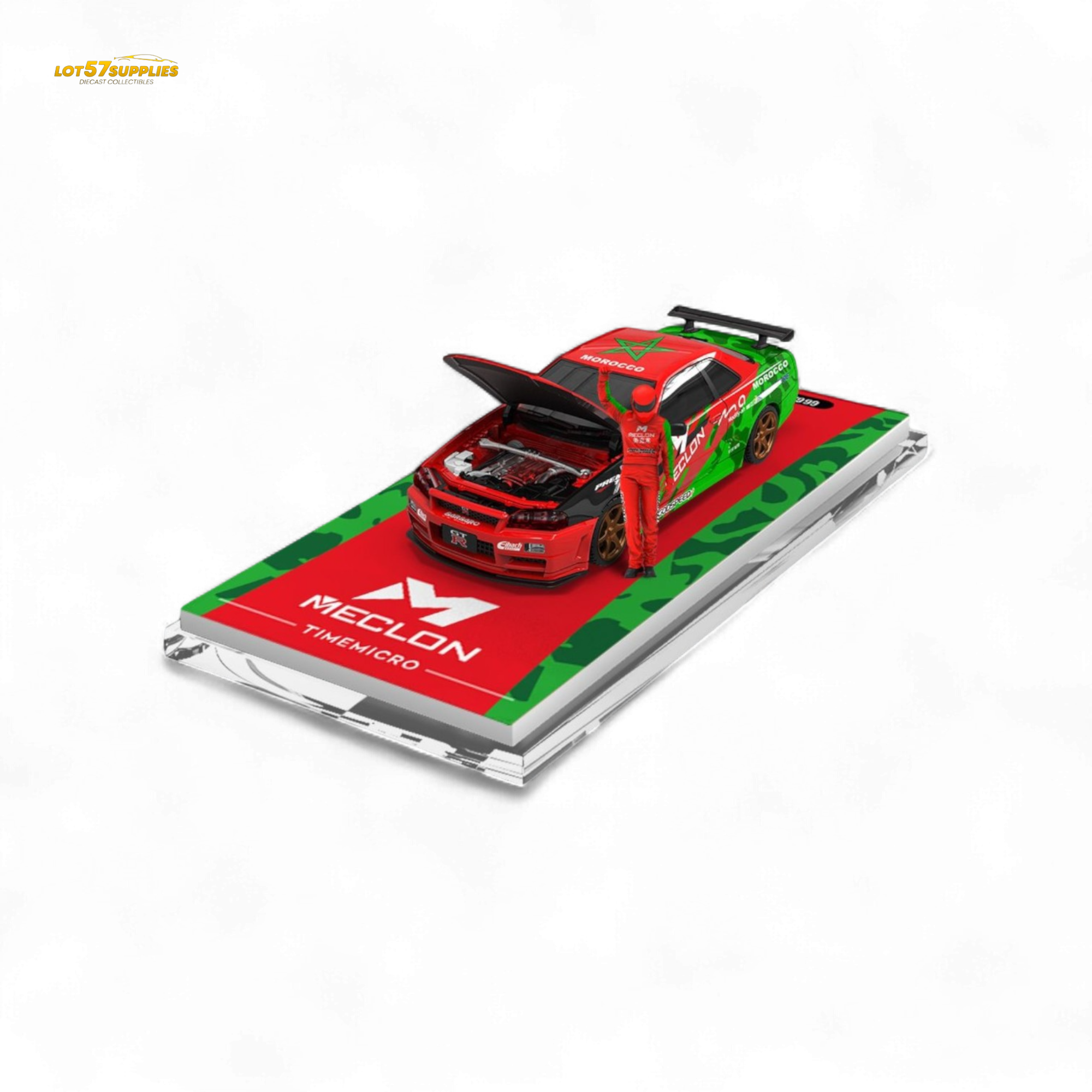 TimeMicro & MECLON GT-R R34 MECLON Figure Version 1:64 - Collectors World Toys