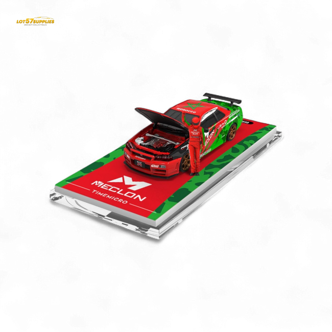 TimeMicro & MECLON GT-R R34 MECLON Figure Version 1:64 - Collectors World Toys Hover Image