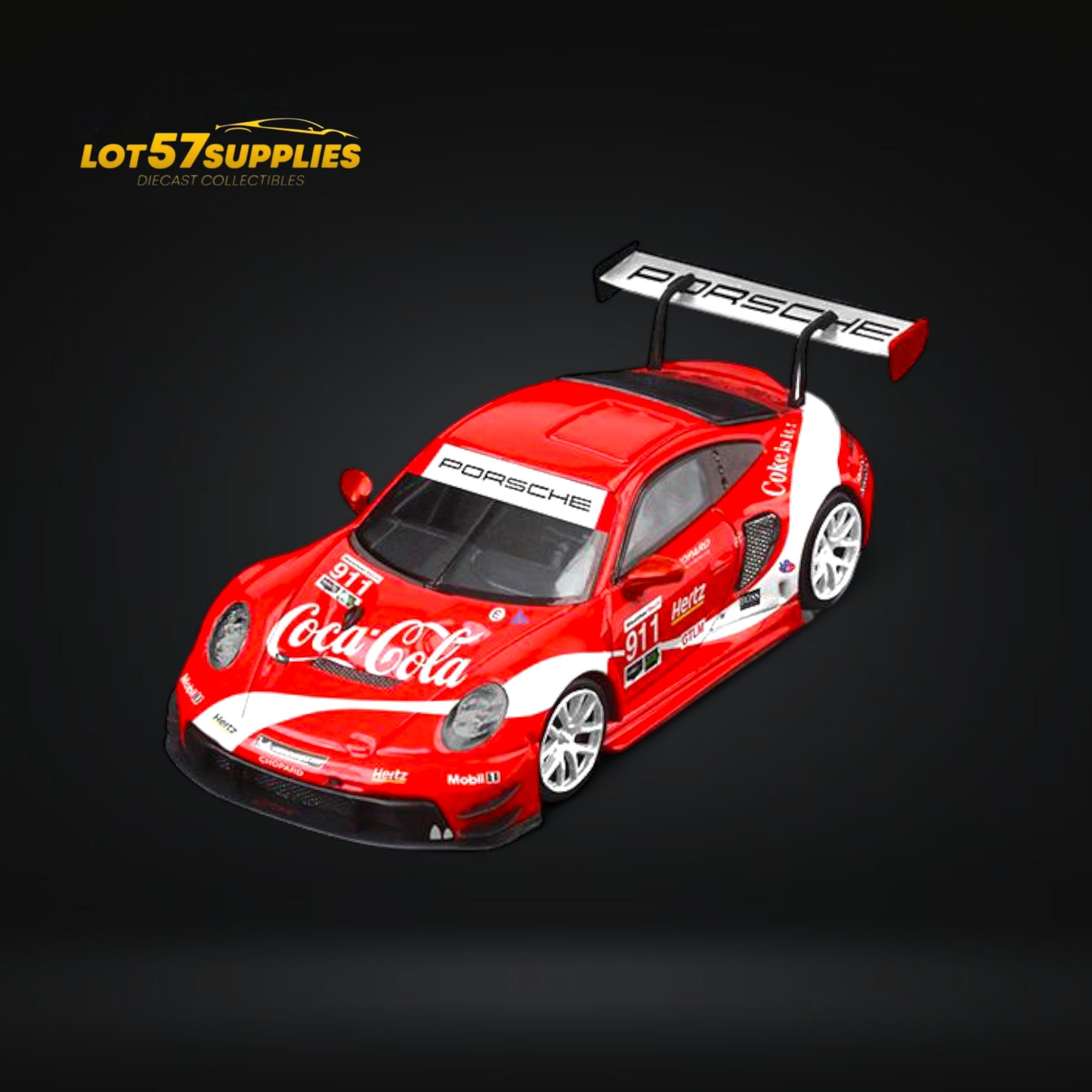 (Pre-Order) STAR RACE Porsche 911 GT3 Coca Cola Livery Ordinary 1:64 Main image