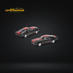 (Pre-Order) Pop Race Shelby Mustang GT500 Dark Chrome Black w/ Openable hood 1:64