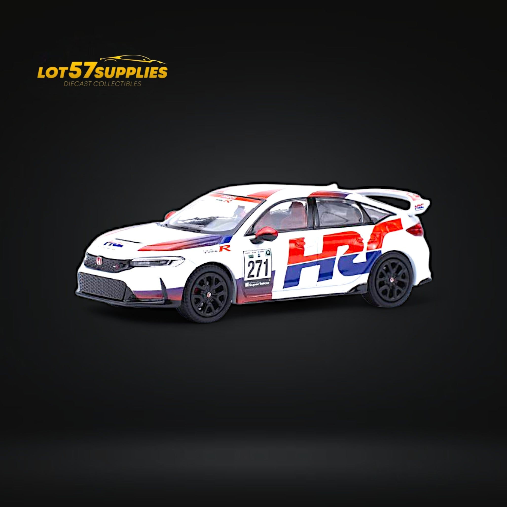 (Pre-Order) Pop Race Civic FL5 Type-R TCR HRC Livery 1:64 - Collectors World Toys
