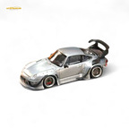 Street Weapon Porsche RWB 993 Raw Varnish Color Low Wing 1:64