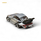 Street Weapon Porsche RWB 993 Raw Varnish Color High Wing 1:64