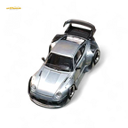 Street Weapon Porsche RWB 993 Raw Varnish Color Low Wing 1:64