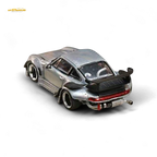 Street Weapon Porsche RWB 993 Raw Varnish Color Low Wing 1:64