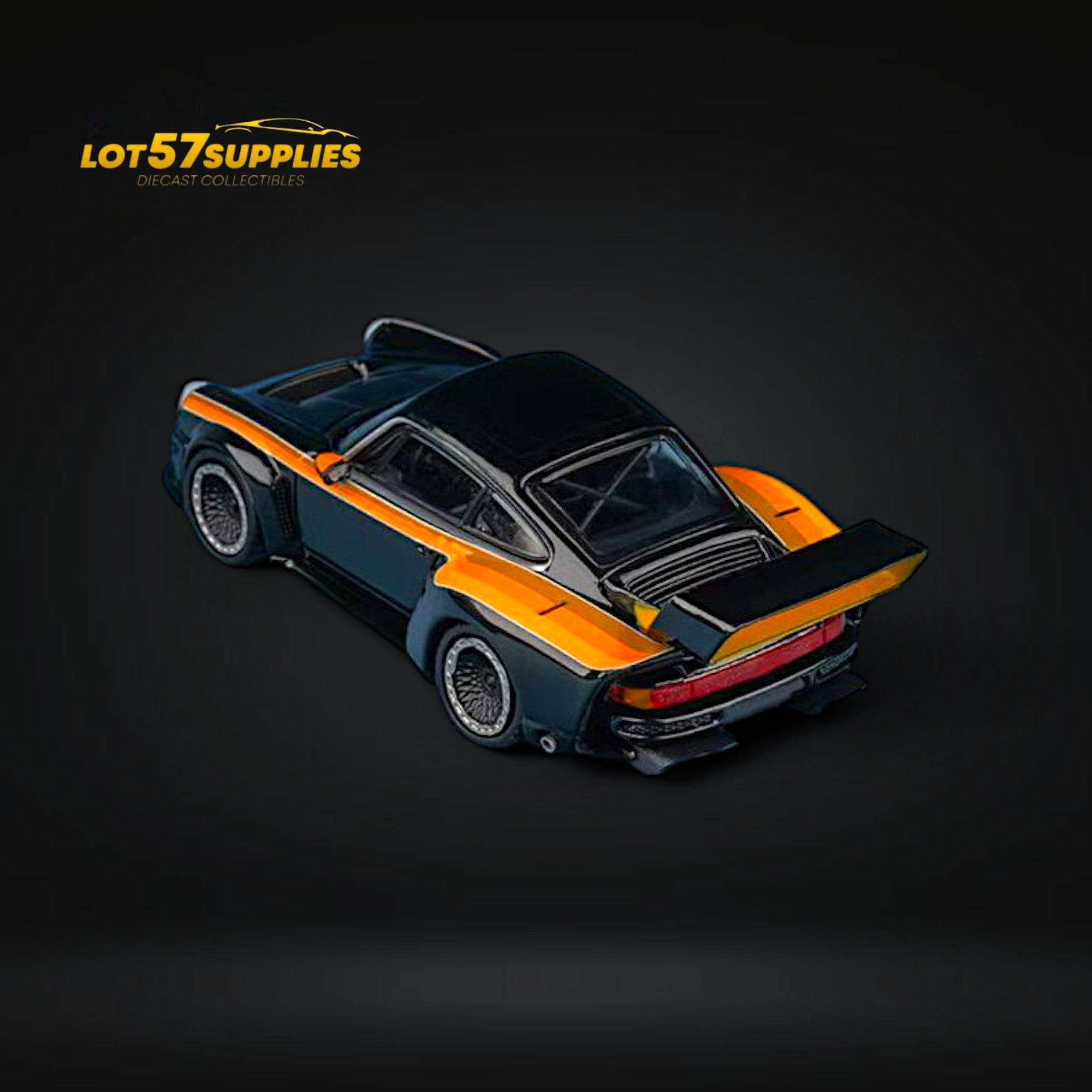 (Pre-Order) Findclassically Singer DLS Turbo High Tail Black Pearl Track Version 1:64 - Collectors World Toys