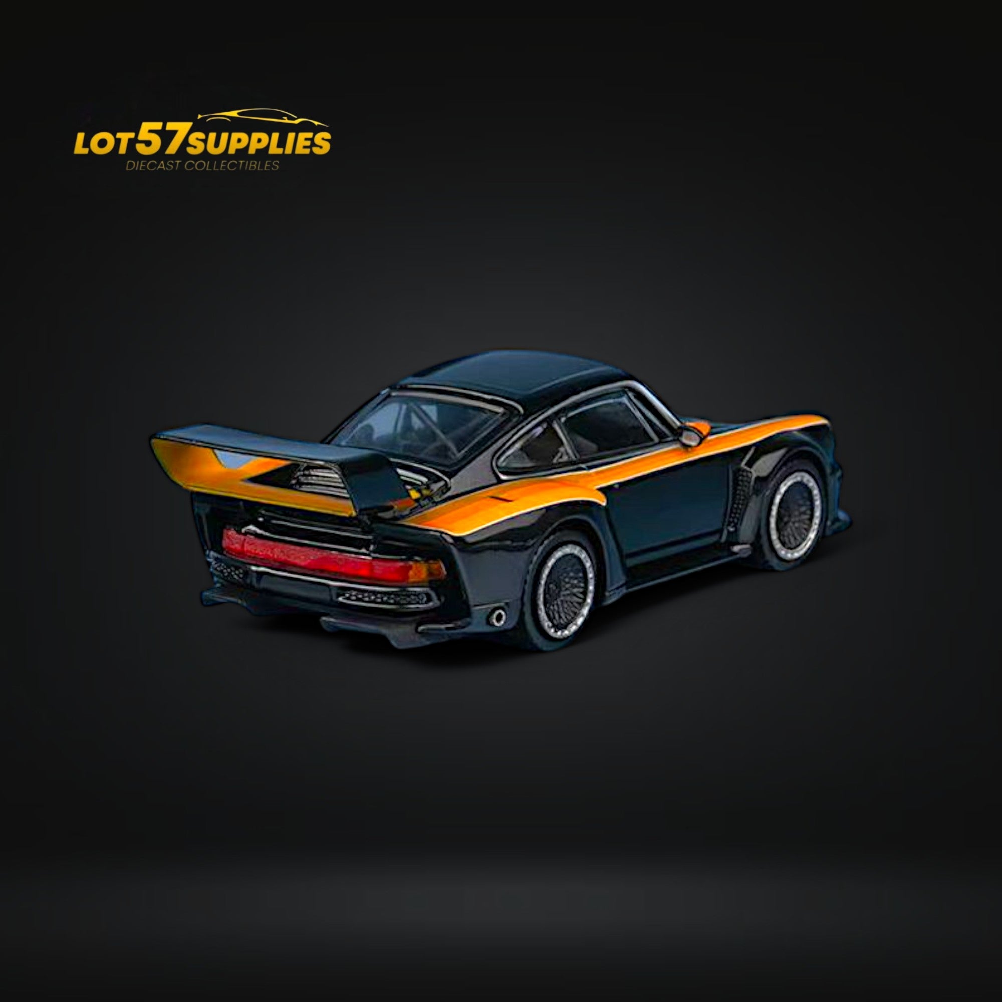 (Pre-Order) Findclassically Singer DLS Turbo High Tail Black Pearl Track Version 1:64 - Collectors World Toys