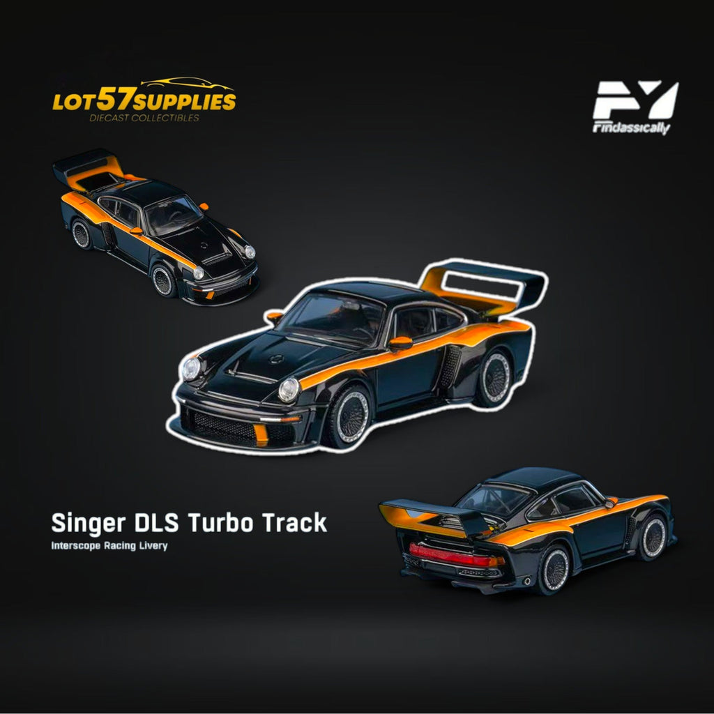 (Pre-Order) Findclassically Singer DLS Turbo High Tail Black Pearl Track Version 1:64 - Collectors World Toys