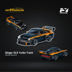 (Pre-Order) Findclassically Singer DLS Turbo High Tail Black Pearl Track Version 1:64 - Collectors World Toys