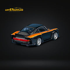 (Pre-Order) Findclassically Singer DLS Turbo Low Tail Black Pearl Road Version 1:64 - Collectors World Toys