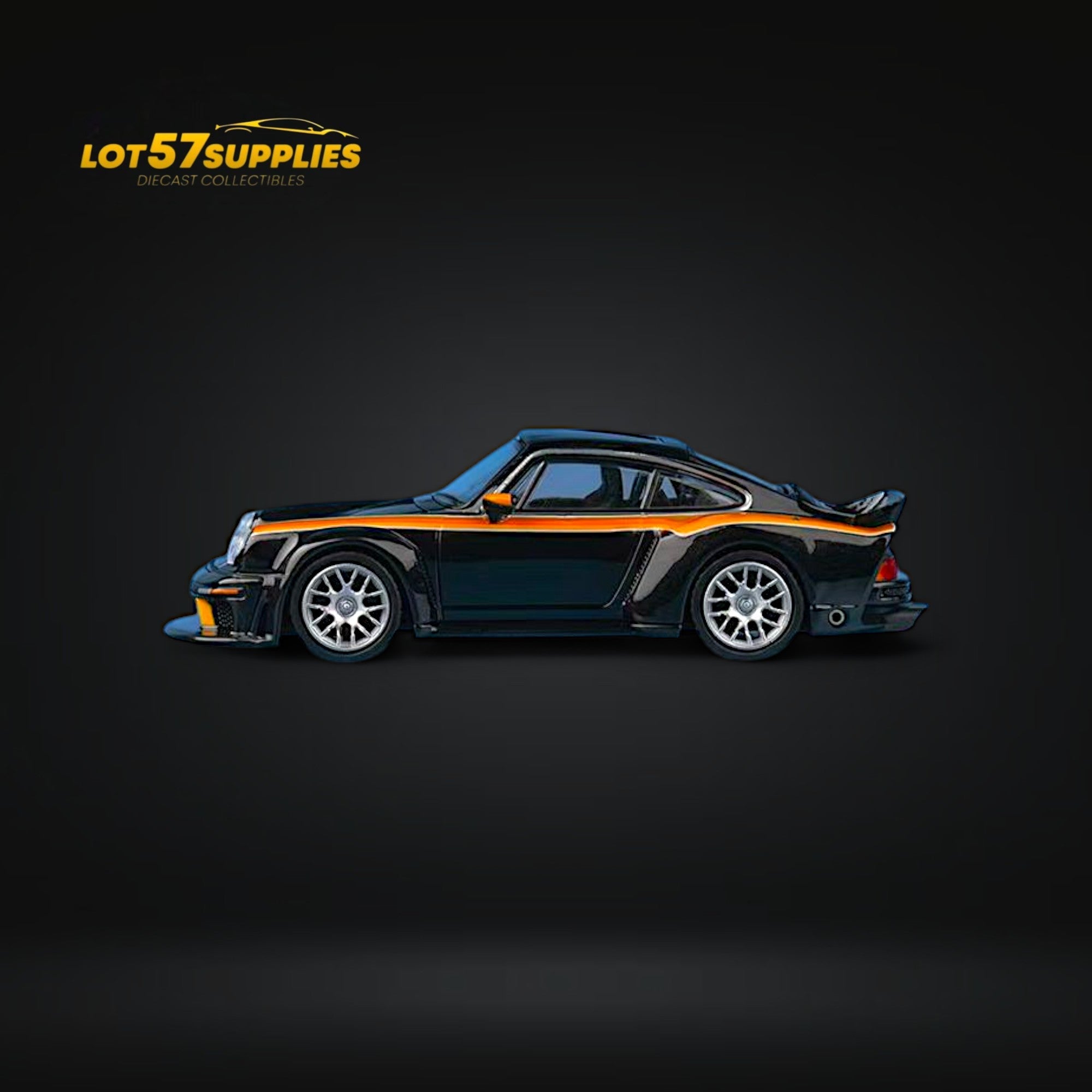 (Pre-Order) Findclassically Singer DLS Turbo Low Tail Black Pearl Road Version 1:64 - Collectors World Toys