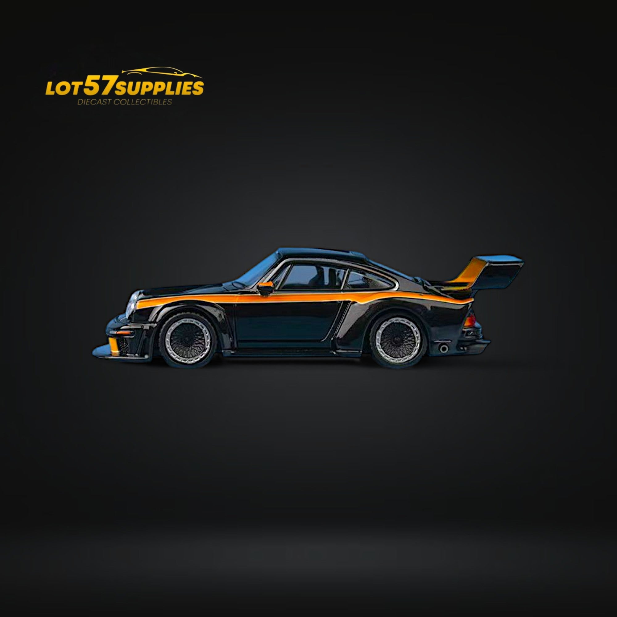 (Pre-Order) Findclassically Singer DLS Turbo High Tail Black Pearl Track Version 1:64 - Collectors World Toys