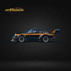 (Pre-Order) Findclassically Singer DLS Turbo High Tail Black Pearl Track Version 1:64 - Collectors World Toys