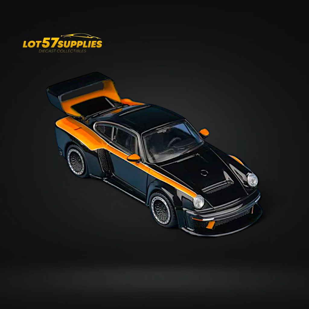 (Pre-Order) Findclassically Singer DLS Turbo High Tail Black Pearl Track Version 1:64 - Collectors World Toys