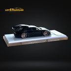 Error404 X Zephyr Designz Taycan in Black with Roof Box 1:64 - Collectors World Toys