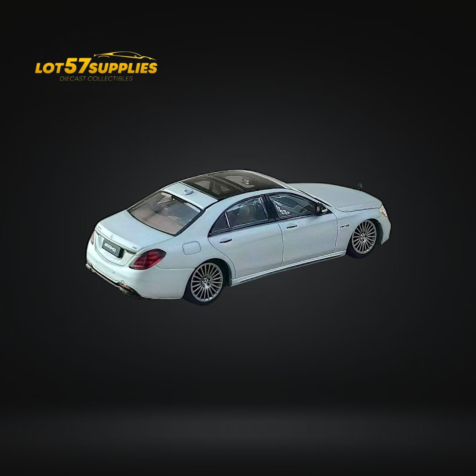 (Pre-Order) Rhino Model AMG S63 S Class 6th Gen W222 Matte Silver Bagged 1:64 - Collectors World Toys