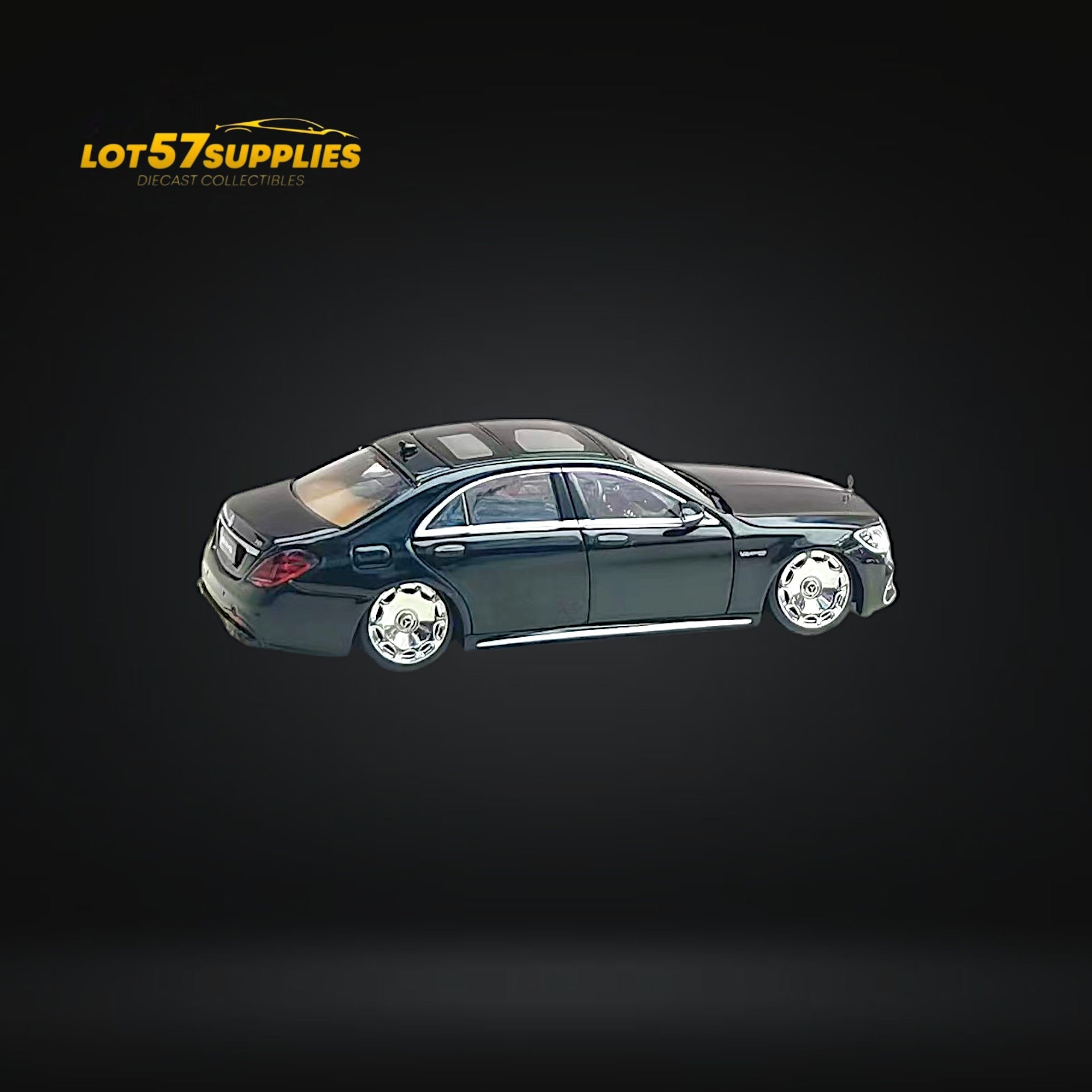 (Pre-Order) Rhino Model AMG S63 S Class 6th Gen W222 Black Bagged 1:64 - Collectors World Toys