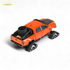 GCD Toyota TACOMA in Orange Red & 3PMSF Tires 1:64