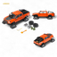 GCD Toyota TACOMA in Orange Red & 3PMSF Tires 1:64